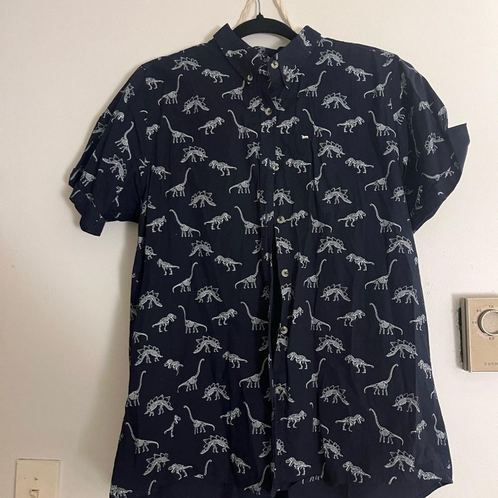 Peau de Loup Dinosaur Print Shirt